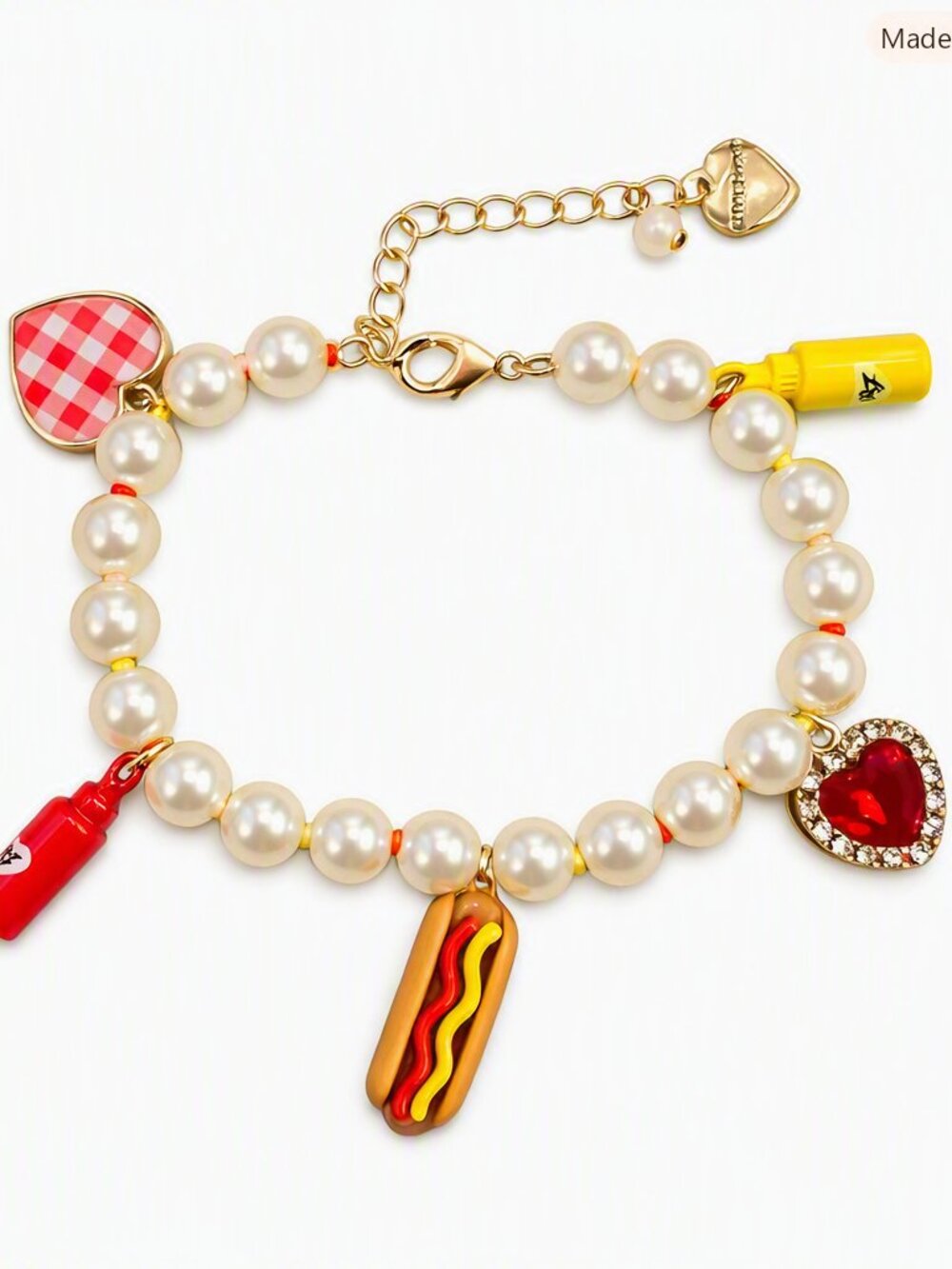 Betsey Johnson Hotdog Bracelet